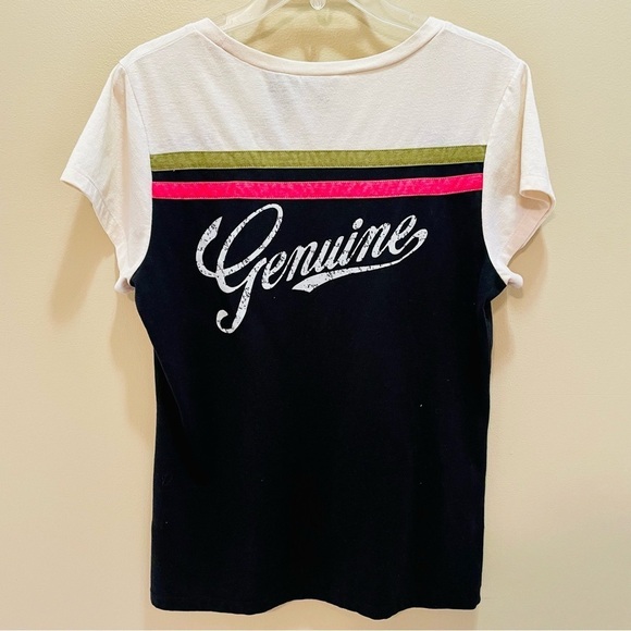 Harley Davidson Black and Cream Short Sleeve T-shirt 2X - Picture 4 of 6